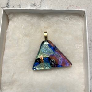 Beautiful Venetian Glass Pendant!